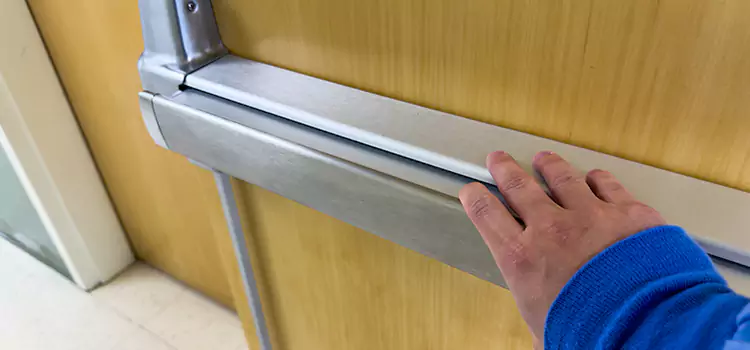 Installing a Push Bar on a Door Whitehorse